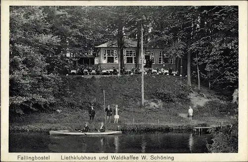 Ak Bad Fallingbostel Lüneburger Heide, Liethklubhaus und Waldkaffee W. Schöning