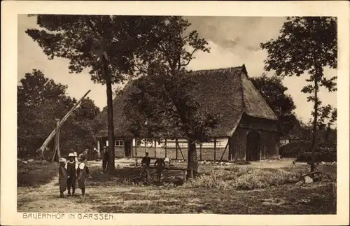 Ak Garßen Garssen Celle in Niedersachsen, Niedersächsische Bauernhöfe, Serie II