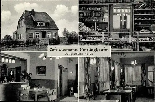 Ak Amelinghausen in der Lüneburger Heide, Café Liesmann