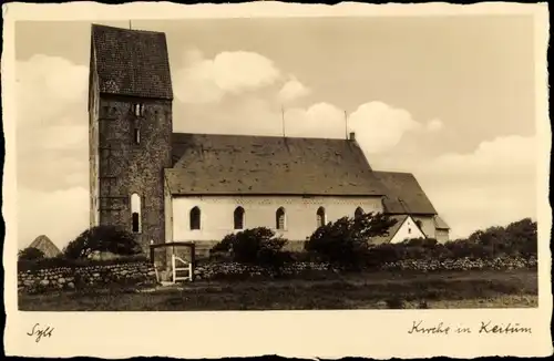 Ak Keitum auf Sylt, Kirche