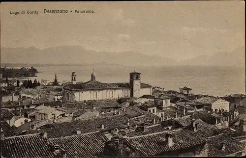 Ak Desenzano del Garda Lombardia, Panorama
