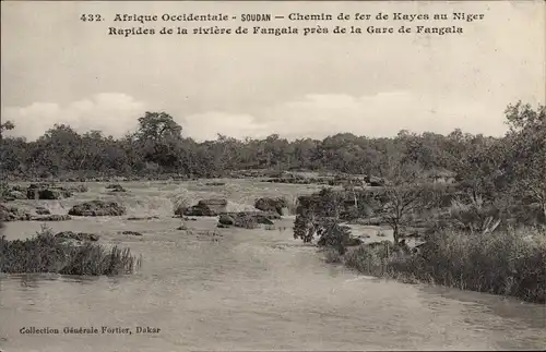 Ak Soudan Francais Mali, Rapides de la riviere de Fangala
