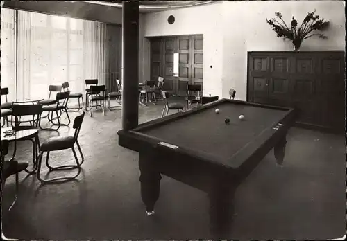 Ak Trois Épis Drei Ähren Elsass Haut Rhin, Mutuelle Générale de l'Education Nationale, Billard