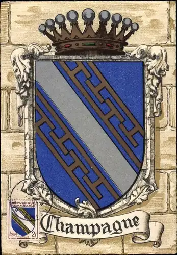 Wappen Ak Champagne