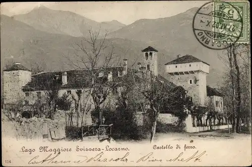 Ak Locarno Kanton Tessin Schweiz, Castello di ferro