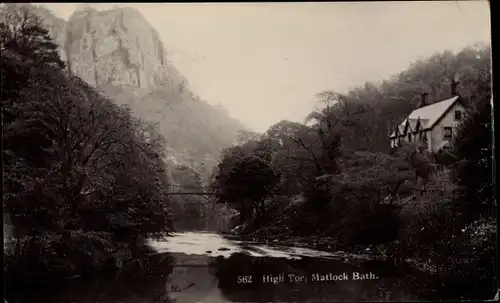 Ak Matlock Bath Derbyshire England, High Tor