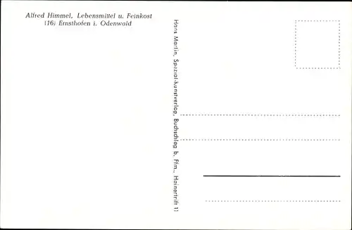 Ak Ernsthofen im Odenwald Modautal, Totale, Schloss, Modaupartie