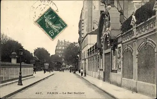 Ak Paris V. Arrondissement Panthéon, Le Bal Bullier