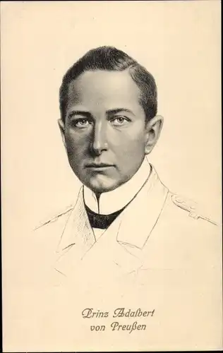 Ak Adalbert Prinz von Preußen, Portrait