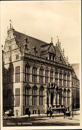 Ak Hansestadt Bremen, Der Schütting