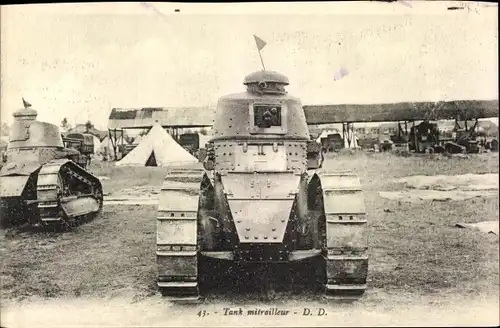 Ak Tank mitrailleur, Französischer Panzer