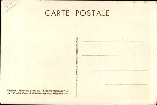 Ak Général Philippe Pétain, Je hais les mensonges, französischer Präsident