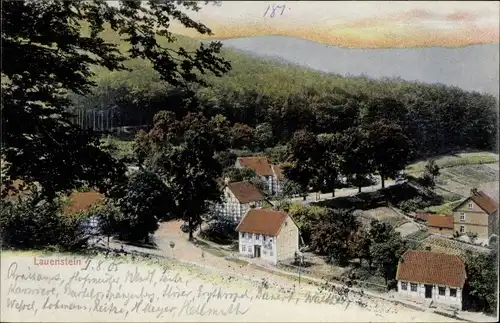 Ak Lauenstein Salzhemmendorf in Niedersachsen, Teilansicht