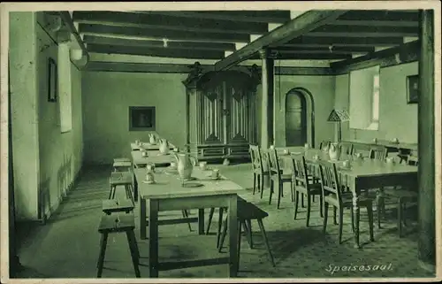 Ak Oberndorf an der Lahn, Speisesaal vom Kloster Arnstein