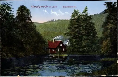 Ak Wernigerode am Harz, Christianental