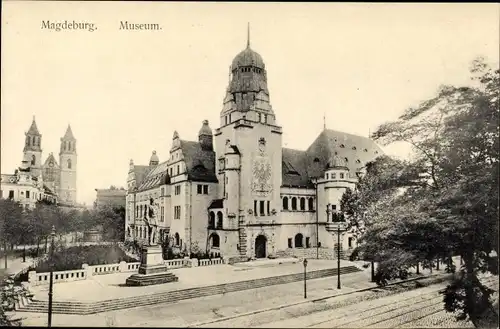 Ak Magdeburg an der Elbe, Museum