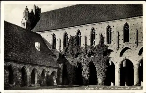 Ak Chorin im Kreis Barnim, Kloster Chorin, Hofseite