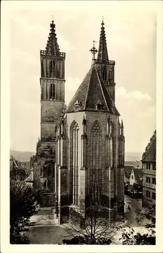 Ak Rothenburg ob der Tauber Mittelfranken, St. Jakobskirche