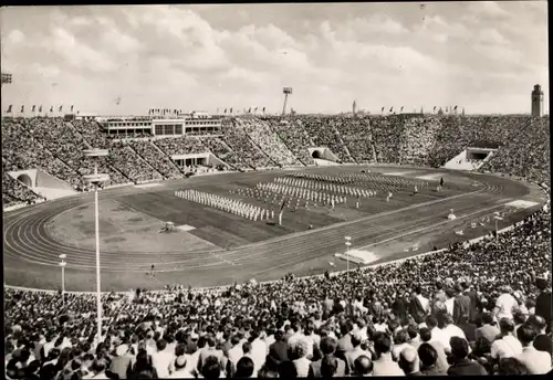 Ak Leipzig in Sachsen, Stadion der Hunderttausend