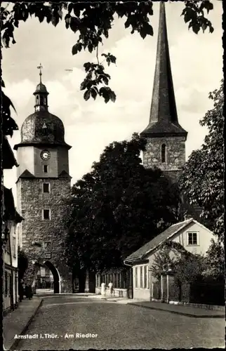 Ak Arnstadt in Thüringen, Am Riedtor