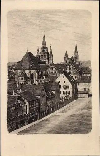 Ak Ansbach in Mittelfranken Bayern, Reitbahn, Stadtbild