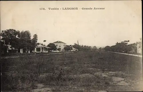 Ak Langson Tonkin Vietnam, Grande Avenue