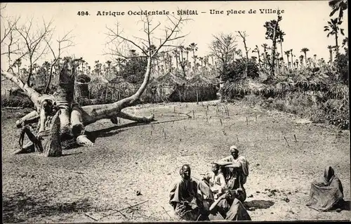 Ak Senegal, Une place de Village, indigenes