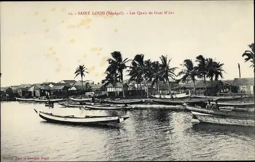 Ak Saint Louis Senegal, Les Quais de Guet N'dar