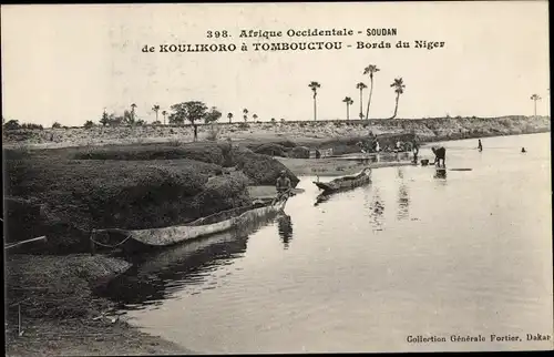 Ak Timbuktu Tombouctou Mali, Bords du Niger