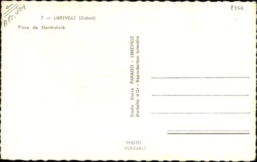 Ak Libreville Gabun, Place de Nombakele