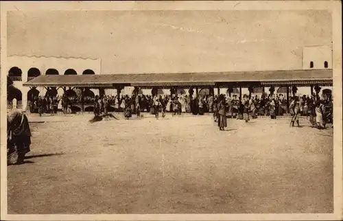 Ak Djibouti Dschibuti, Le Marché, Marktplatz