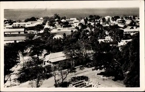 Ak Mahajanga Majunga Madagaskar, Blick auf den Ort