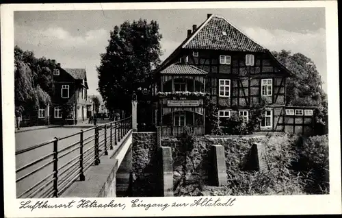 Ak Hitzacker an der Elbe, Eingang zur Altstadt