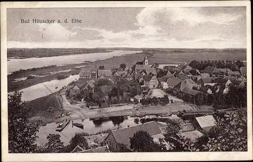 Ak Hitzacker an der Elbe, Teilansicht