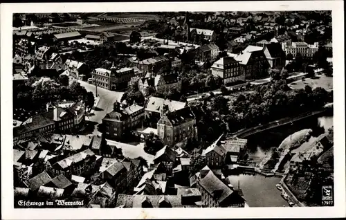 Ak Eschwege in Hessen, Fliegeraufnahme der Stadt