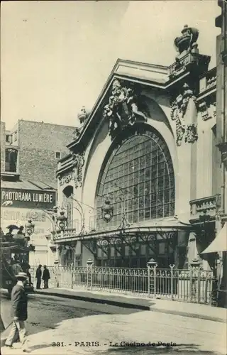 Ak Paris IX. Arrondissement Opéra, Le Casino