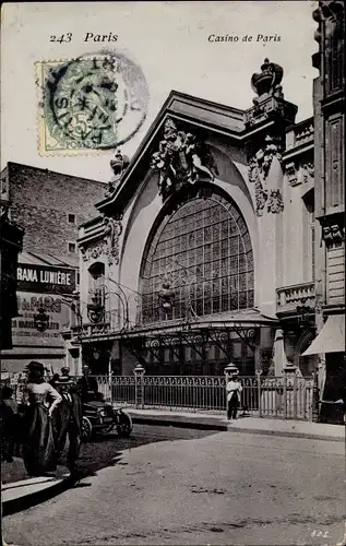 Ak Paris IX. Arrondissement Opéra, Le Casino
