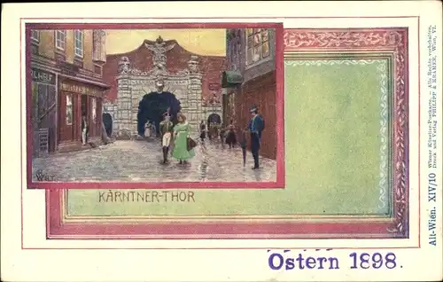 Künstler Ak Wilt, Wien 1. Innere Stadt Österreich, Kärntnertor