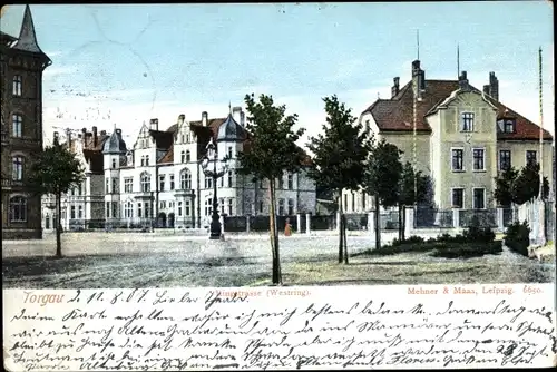 Ak Torgau an der Elbe, Ringstraße, Westring