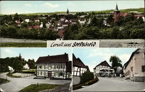 Ak Dorf Seelscheid im Rhein Sieg Kreis, Gesamtansicht, Kaufhaus, Fachdrogerie