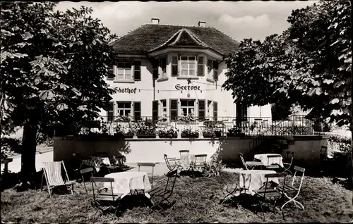 Ak Unteruhldingen Uhldingen Mühlhofen am Bodensee, Gasthof Seerose