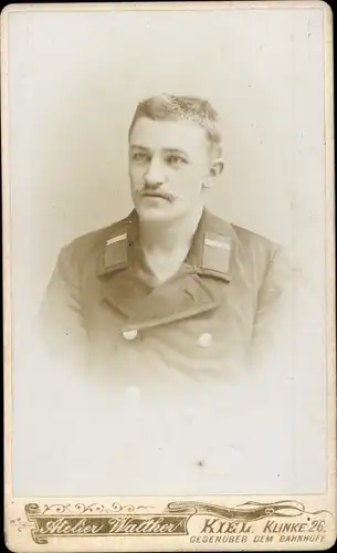 CdV Deutscher Seemann in Uniform, Portrait, Kaiserliche Marine