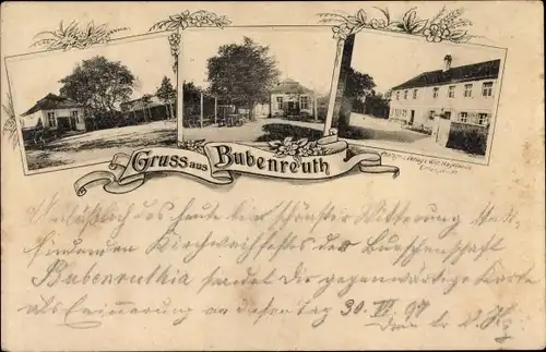 Ak Bubenreuth Mittelfranken, Gasthaus