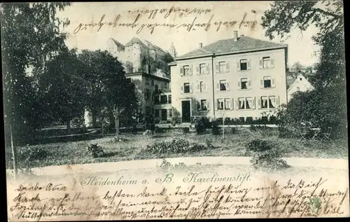 Ak Heidenheim an der Brenz, Karolinenstift