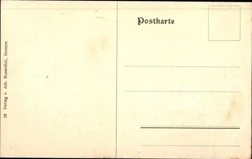 Ak Hansestadt Bremen, Rathaussaal