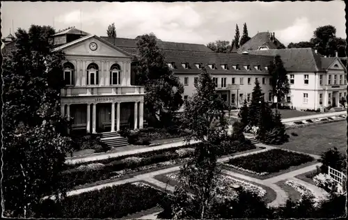 Ak Bad Salzuflen in Lippe, Badehäuser im Rosengarten