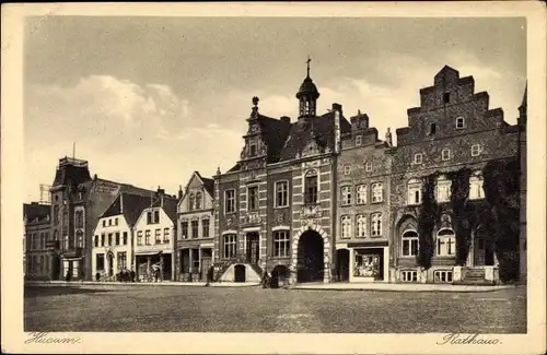 Ak Husum in Nordfriesland, Blick auf das Rathaus