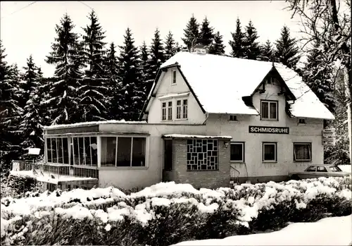 Ak Beerfelden Oberzent im Odenwald, Höhenpension Schmidsruhe, Winter