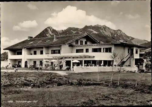 Ak Tiefenberg Ofterschwang im Allgäu, Restaurant Tiefenberger Hof