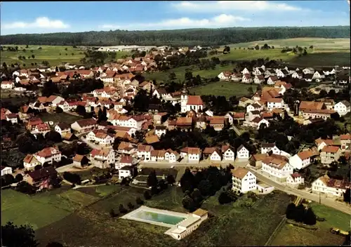 Ak Vielbrunn Michelstadt im Odenwald, Luftaufnahme